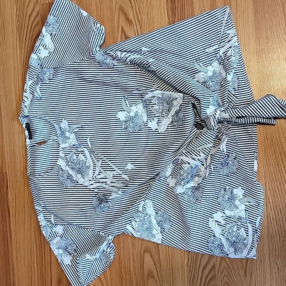 5/20 Style envy tie blouse